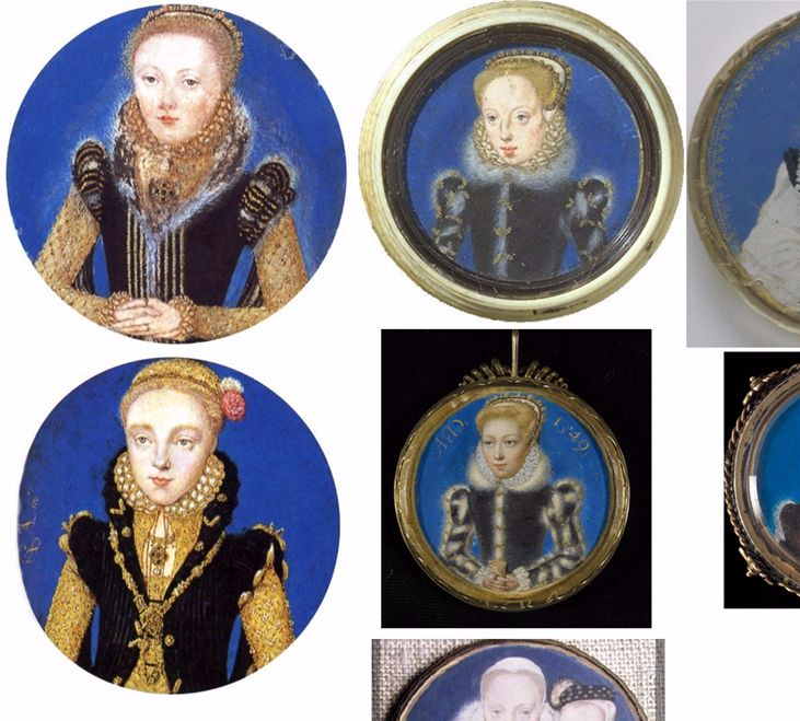 Elizabeth I Tudor - Katherine Grey Seymour - Mary Dudley Sidney - Mary Nevill Fiennes Lady Dacre