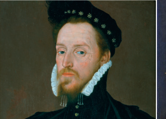 Henry Carey, 1st Baron Hunsdon (1526-1596), great-grandson of Lady Elizabeth Howard, the daughter of the 2nd Duke of Norfolk, and the Toledo Portrait