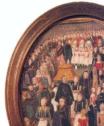 An Elizabethan Maundy, miniature by Levina Teerlinc, c.1560