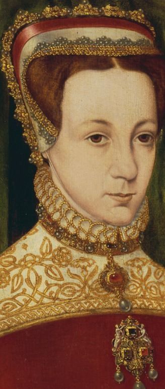 Portrait of Mary Fitzalan, Duchess of Norfolk by Hans Eworth (detail)
