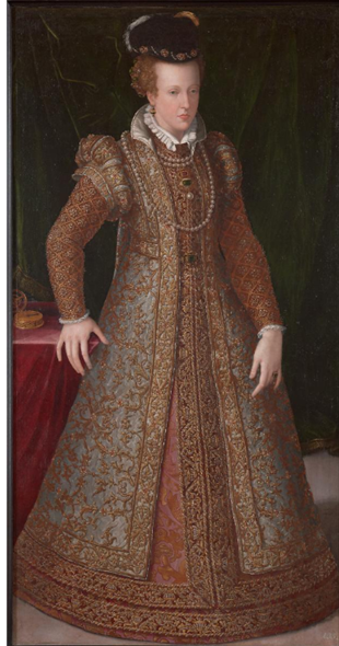 Erzherzogin Johanna (1547-1578), Großherzogin von Toskana in ganzer Figur