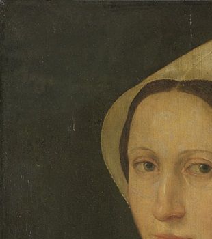 Anna van Spangen, Wife of Adriaen van der Goes 1543, Follower of Joos van Cleve
