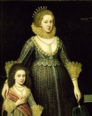 Christian, Lady Cavendish, with her daughter