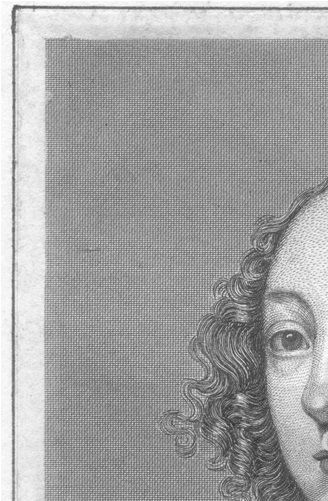 Engraving of Rachel Fane