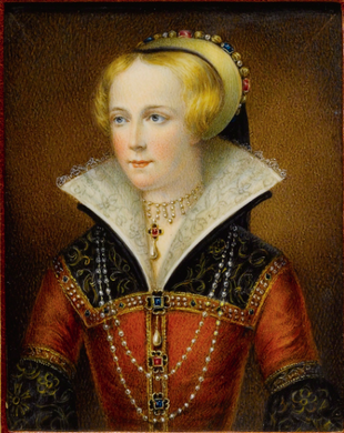 Jane Shore – Portrait Miniature on Ivory by C. B. Currie