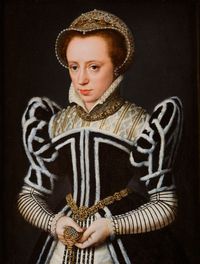 Portrait of a Tudor Lady in a Rich Costume, Flemish School, early 1570’s