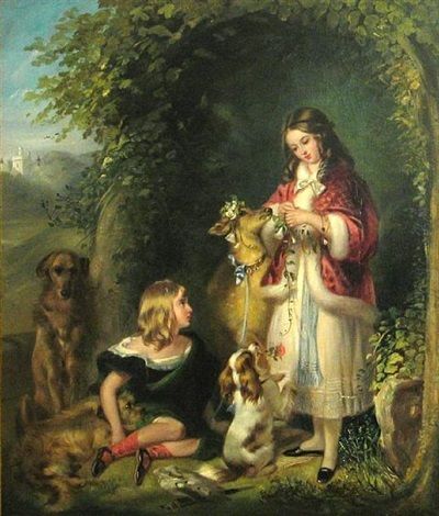 The Marquess of Stafford and the lady Evelyn Gower (The Sutherland Children)