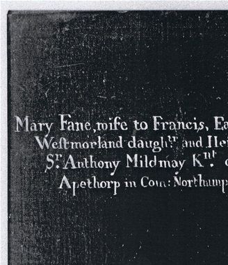Mary Mildmay, Countess of Westmoreland