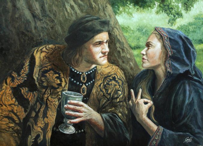 Edward IV and Elizabeth Woodville by Dmitry Yakhovsky