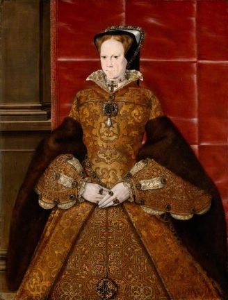 Mary I (1516–1558), Queen of England and Ireland by Hans Eworth, c. 1554