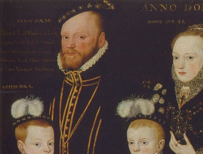 Edward Windsor, 3rd Baron Windsor, and his family