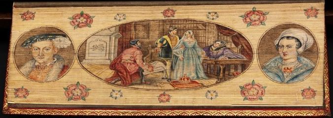 Lady Jane Grey, a tale in two books with poems in English and Latin, by Francis Hodgson, printed in 1809, with the paintings of Lady Jane Grey and Edward VI with floral decorations