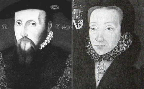 Edward Seymour, Earl of Hertford and 1st Duke of Somerset (c. 1500 – 22 January 1552) and his wife Anne Stanhope, Duchess of Somerset (?1497-1587)