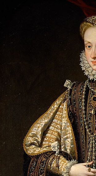 Anna of Austria by Alonso Sánchez Coello, 1571