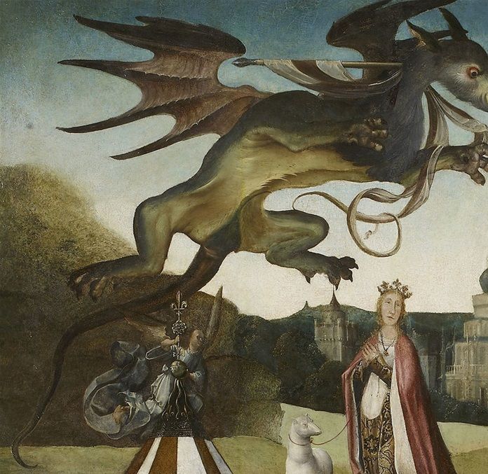 The Family of Henry VII with St. George and the Dragon