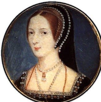 Anne Boleyn by John Hoskins, 17th century, painted after “an ancient original”