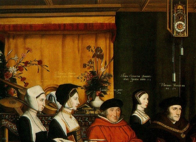 Sir Thomas More and His Family (after Hans Holbein the younger) by Rowland Lockey, 1592 after original from 1527