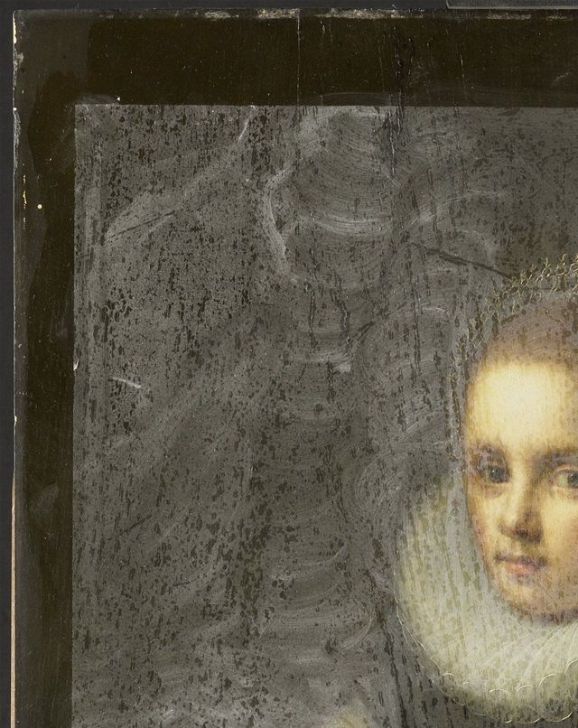 Catharina Fourmenois (1598-1665) in 1604 by Gortzius Geldorp