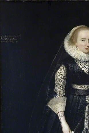 Elizabeth Knollys, née Howard (1586–1658), Viscountess Wallingford, Later Countess of Banbury, c.1618–1620, attributed to Daniel Mytens (c.1590–1647), English Heritage, Kenwood