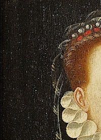 Elisabeth of Austria, Queen of France, attributed to François Clouet, 1570