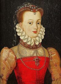 Elisabeth of Austria, Queen of France, attributed to François Clouet, 1570