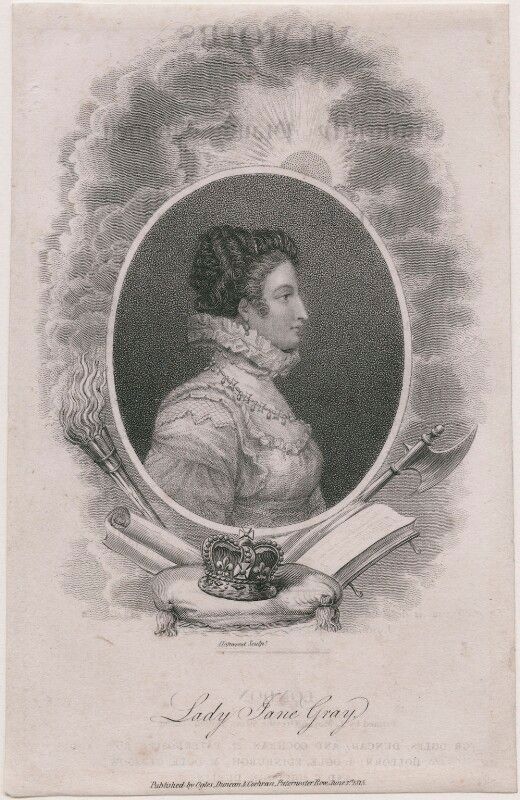 Lady Jane Grey – Engraving NPG D36326 © National Portrait Gallery, London