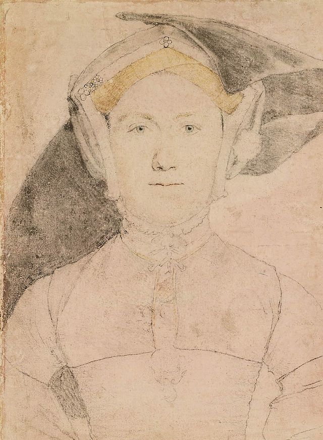 An unidentified woman by Hans Holbein the Younger, sometimes said to be of Lady Eleanor Brandon, Countess of Cumberland