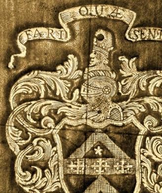 Arms, Crest and Motto of Horace Walpole, 4th Earl of Orford (1717–1797)