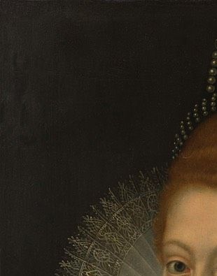 Portrait of Margaret of Austria (1584-1611), Frans Pourbus (II) (rejected attribution), anonymous, c. 1600 – Rijksmuseum