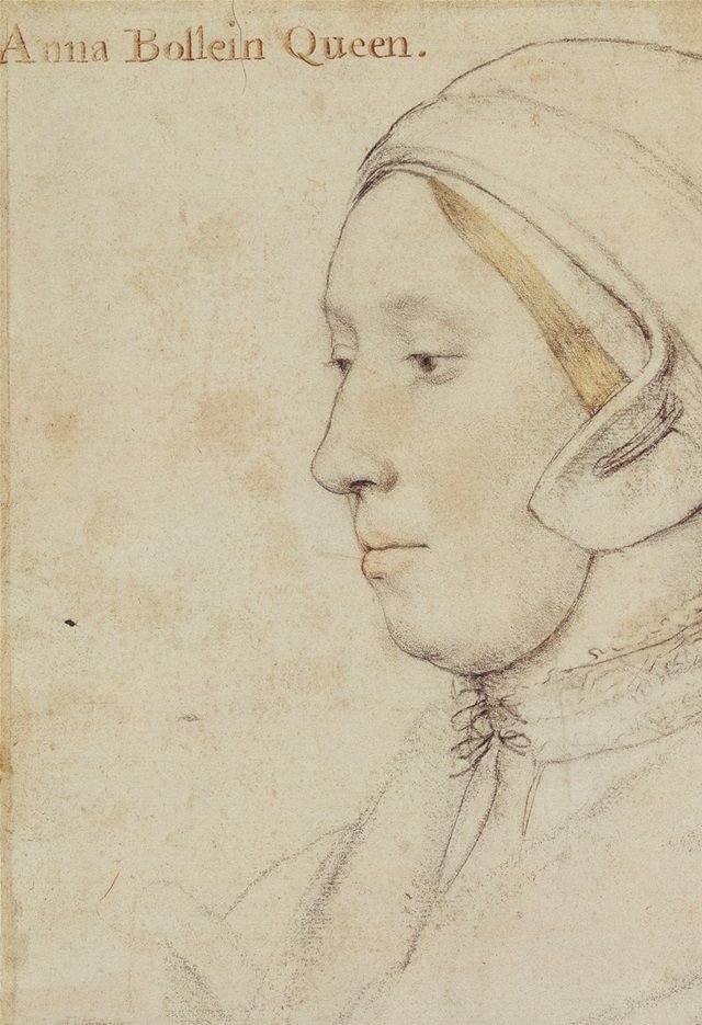 Anne Boleyn – The 'Anna Bollein' sketch by Hans Holbein the Younger