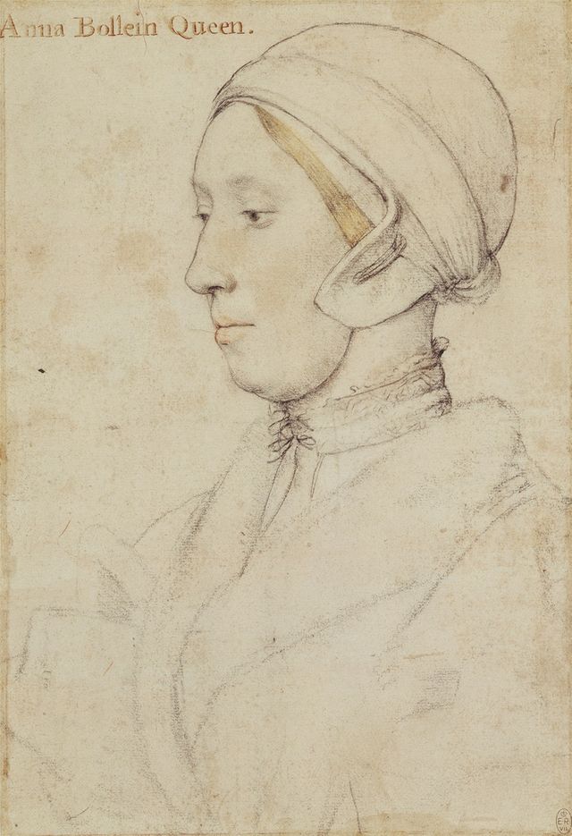Anne Boleyn – The 'Anna Bollein' sketch by Hans Holbein the Younger